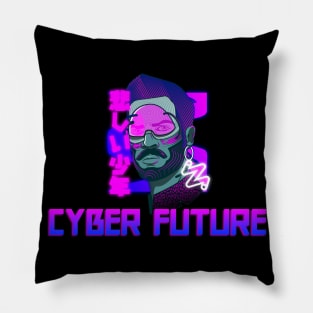 Cyberpunk Future Is Here 2020 2077 Pillow