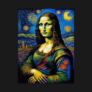 Mona Lisa in Gogh version T-Shirt