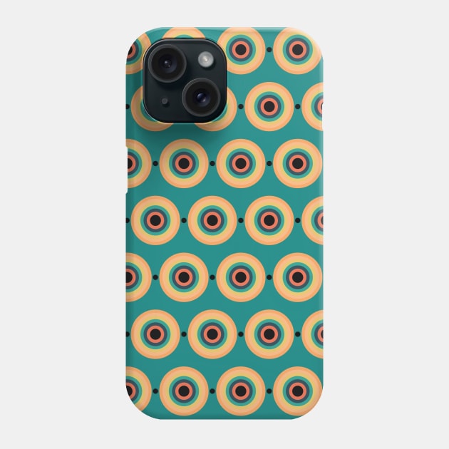 Circle Seamless Pattern 008#002 Phone Case by jeeneecraftz