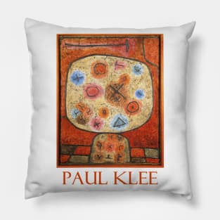 Flowers in Stone by Paul Klee Pillow