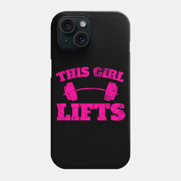 This Girl Lifts Phone Case by IndiPrintables