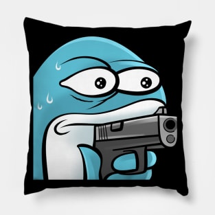 CarbonFin Gun Emote Pillow