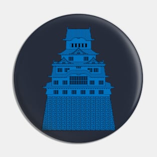 Blue Himeji Castle Pin