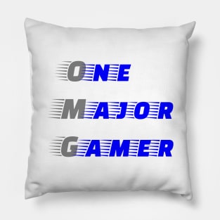 OMG One Major Gamer Pillow