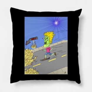 Skate To Hell! Pillow