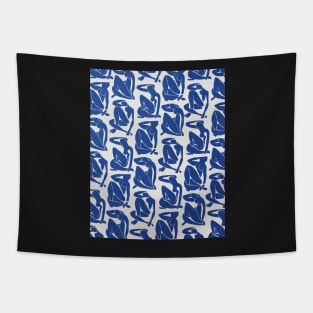 Blue nude Henri Matisse abstract art Tapestry