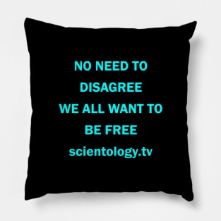 Be Free Scientology.tv Pillow