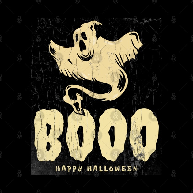 Boo Happy Halloween Design by Up 4 Tee