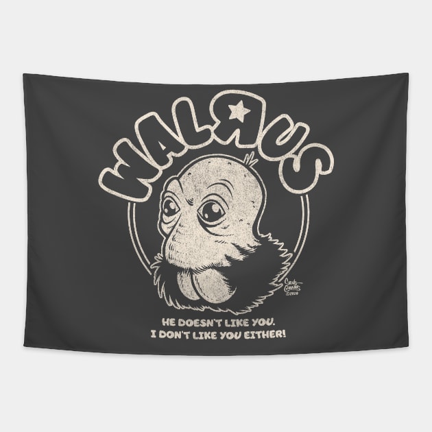 Wal-R-Us Vintage White Tapestry by Steve Chanks