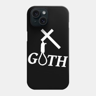 Goth hangs on the cord, Gothic fashion Phone Case