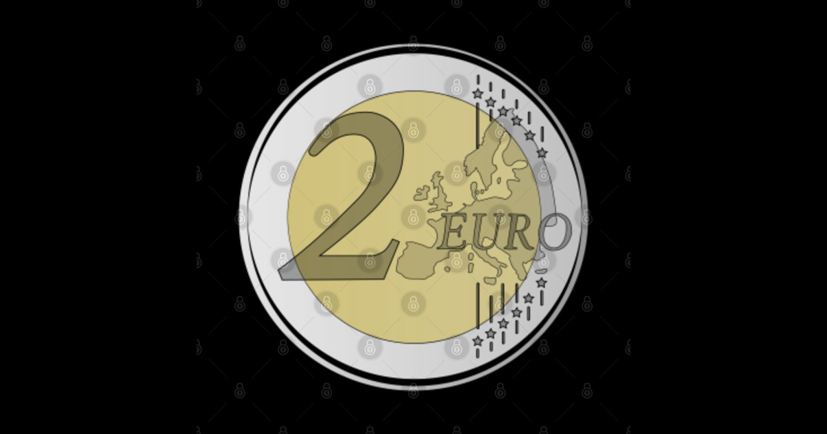 2 Euro Coin Euro Tapestry TeePublic 2-euro-coin-euro-tapestry-teepublic