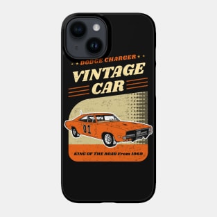 Hazzard Vintage Car General Lee Dodge Charger Phone Case