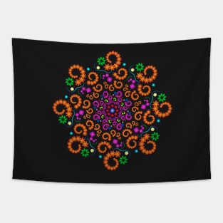 colorful floral pattern Tapestry