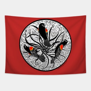 Redwing Knot Tapestry