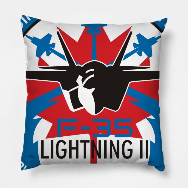 F35 Lightning II Pillow by MBK