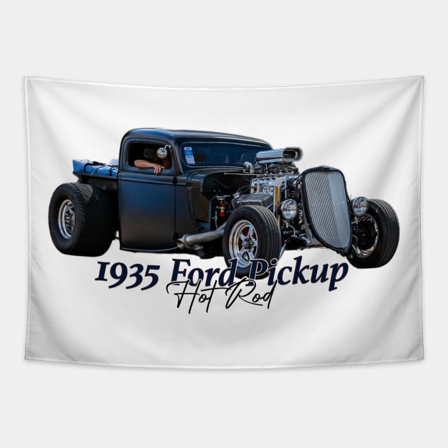 Customized 1935 Ford Pickup Hot Rod Tapestry by Gestalt Imagery
