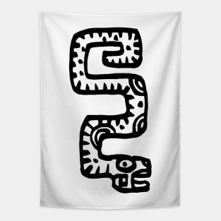 Mayan Snake Tapestry