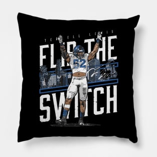 Terrell Lewis Los Angeles R Flip The Switch Pillow