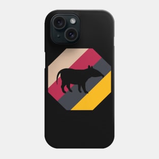 random Tapir Design Jungle Flachlandtapir Phone Case