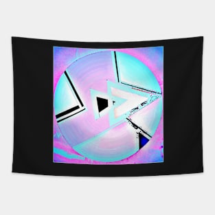 PASTEL ART DECO MOD GEOMETRIC DESIGN,AQUA, PINK, PURPLE Tapestry