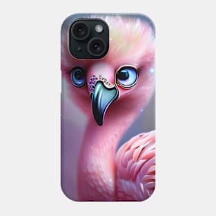 Cute and Adorable Kawaii Baby Flamingo Graphic Phone Case