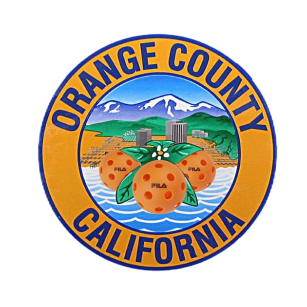 Pickleball Orange County Logo by Battlefoxx Living Earth