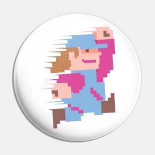 Retro Gamer Classic Girl Pin