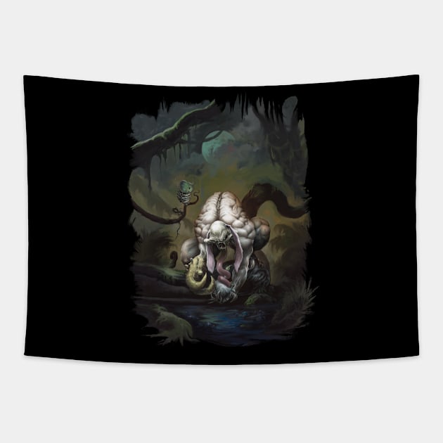 The Killer Rabbit Tapestry by Abstract