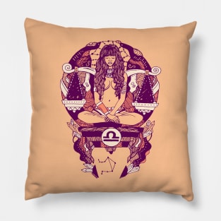 Peach Libra Beauty Pillow