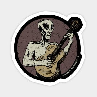 Alien Acoustic Guitar Magnet