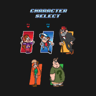 Gravity Falls Character Select T-Shirt