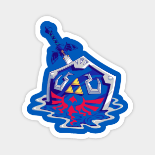 Melting Sword and Shield Magnet