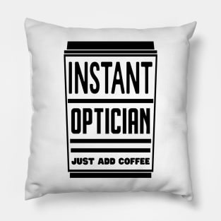 Instant optician, just add coffee Pillow