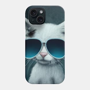 Cat with Sunglasses Phone Case