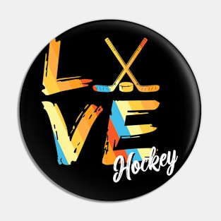 Love hockey Pin