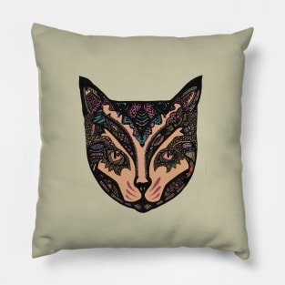 Tribal Cat Pillow