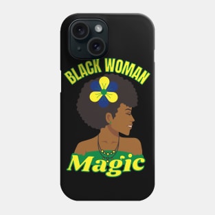 Black Woman Magic Phone Case