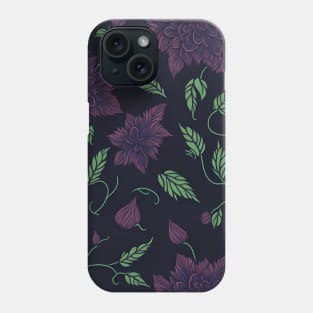 floral pattern design, flower art Phone Case