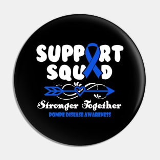 Pompe Disease Gastroparesis Awareness Support Squad Stronger Together - In This Family We Fight Together Pin