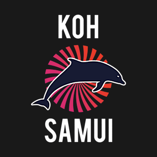 Koh Samui – Thailand Traveler – Dolphin Retro T-Shirt