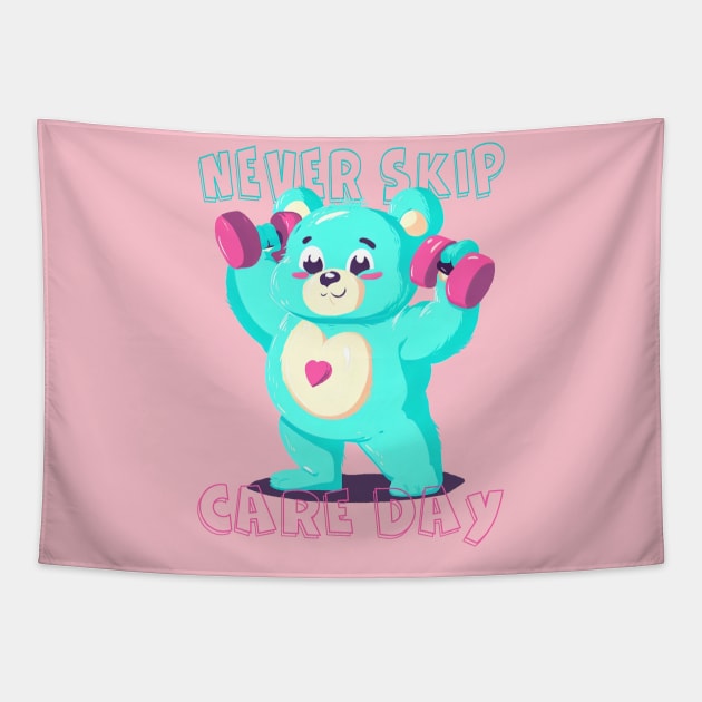 Never skip care day Tapestry by LivMat