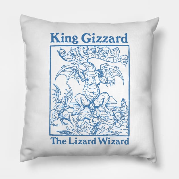 This Is King Gizzard & Lizard Pillow by danonbentley