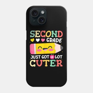 2nd Grade Back to School Shirt just got a lot cuter 1st day Phone Case