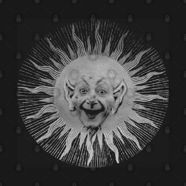 Georges Méliès "Sun" Design T-Shirt by silentandprecodehorror