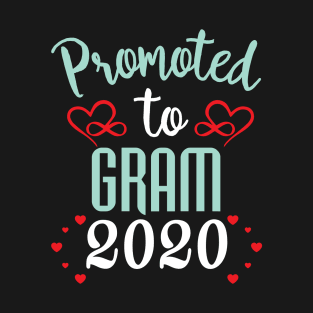 Promoted To Gram 2020 New Grandma To Be T-Shirt