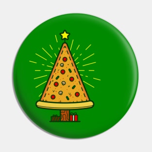 pizza ugly christmas tree Pin