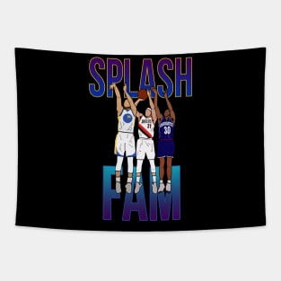 Steph Curry/Seth Curry/Dell Curry - Splash Fam Tapestry