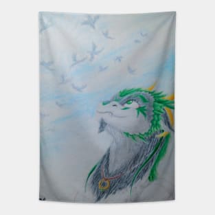 The Beast Player Erin Dragonisation Tapestry