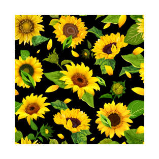 New Watercolor Sunflower 3 T-Shirt