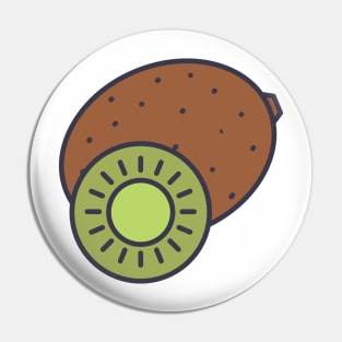 Cute Kiwi Pin